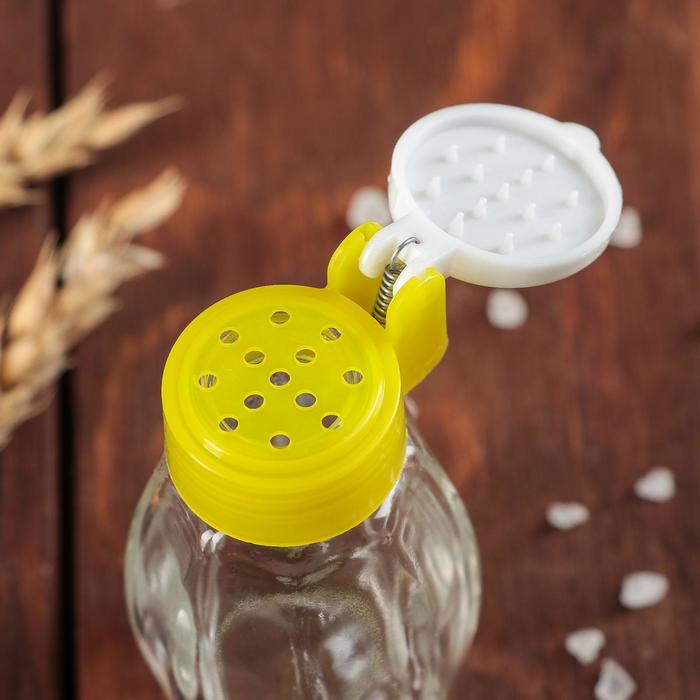 Солонка 30 мл для специй "Яркая" h=8 см, цвет МИКС