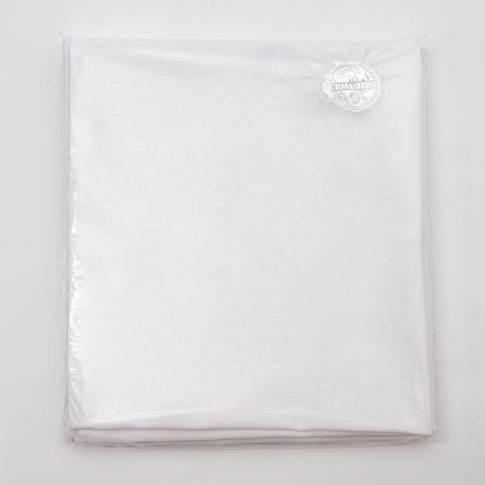 Дорожка на стол "Этель" 40х140, саржа, цвет белый, 100% хл