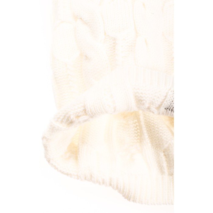 Шапка, размер 35×25 см, цвет белый