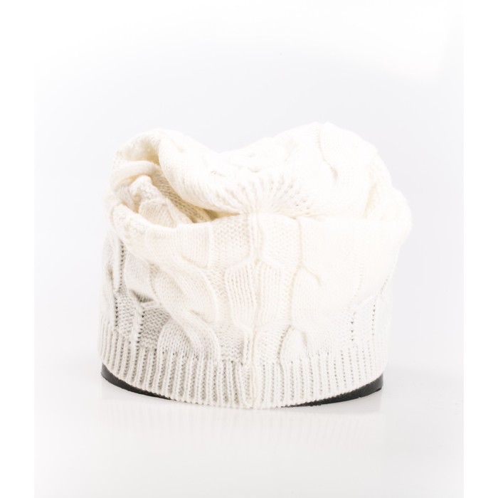 Шапка, размер 35×25 см, цвет белый