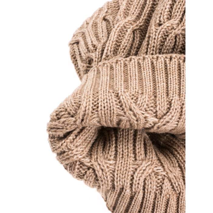 Шапка, размер 35×25 см, цвет бежевый