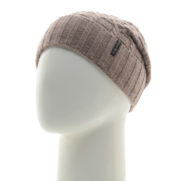 Шапка, размер 35×25 см, цвет бежевый