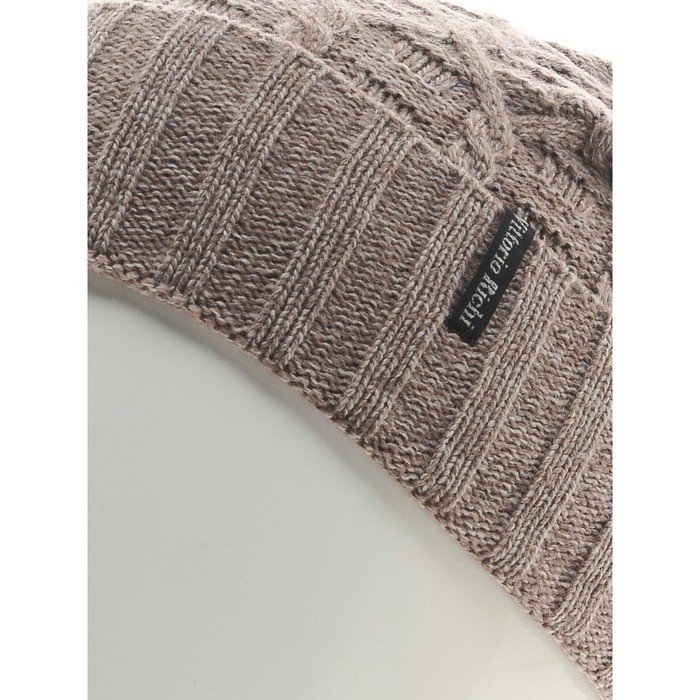 Шапка, размер 35×25 см, цвет бежевый