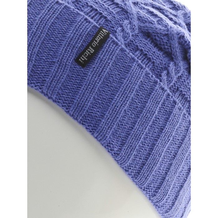 Шапка, размер 35×25 см, цвет сиреневый