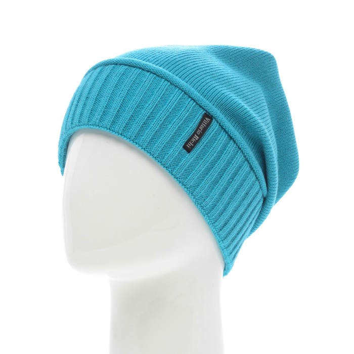 Шапка, размер 35×25 см, цвет бирюзовый
