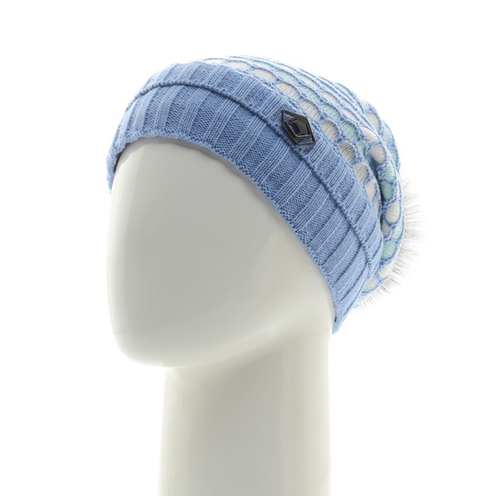 Шапка, размер 35×25 см, цвет голубой