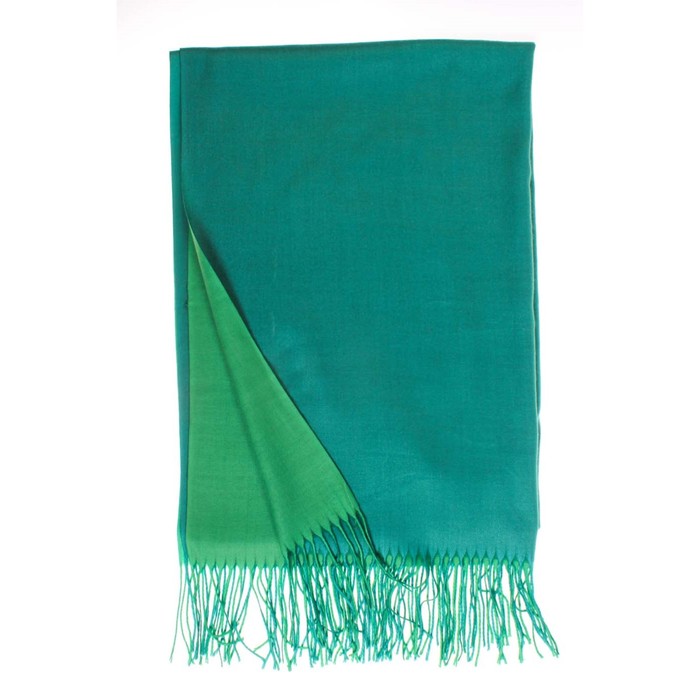 Шарф, размер 194×70 см, цвет зелёный