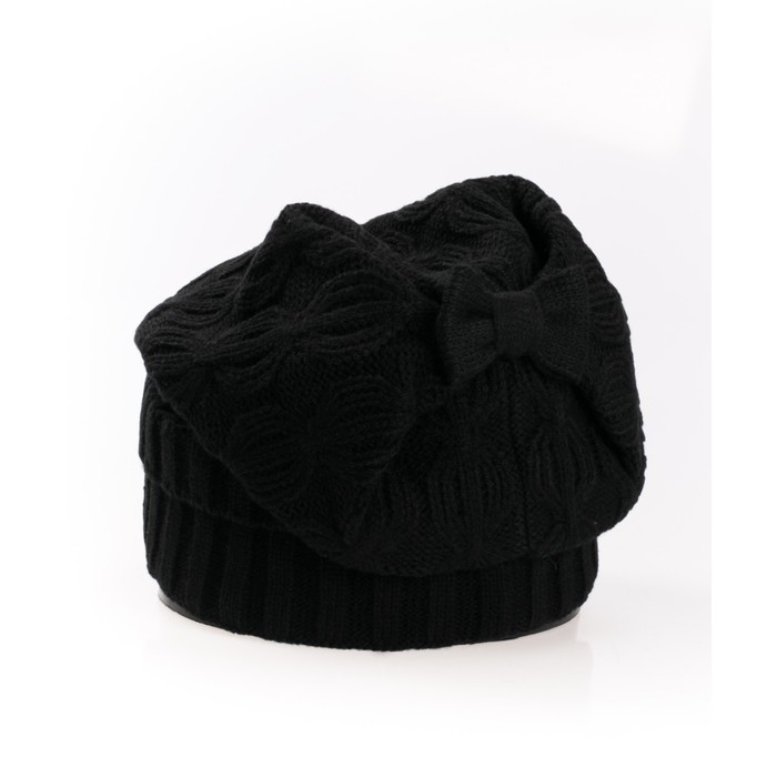 Шапка, размер 35×25 см, цвет чёрный