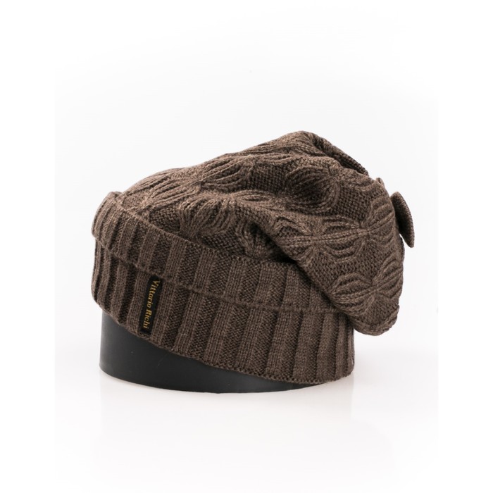 Шапка, размер 35×25 см, цвет коричневый