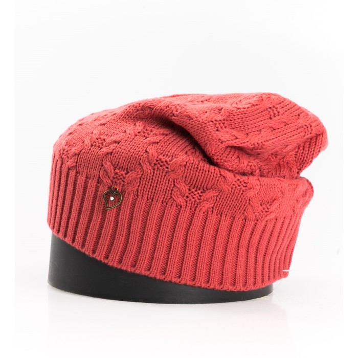 Шапка, размер 35×25 см, цвет коралловый