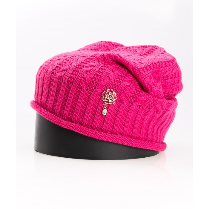 Шапка, размер 35×25 см, цвет розовый