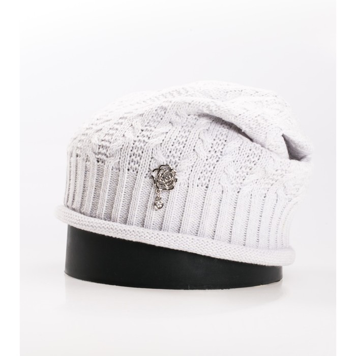 Шапка, размер 35×25 см, цвет голубой