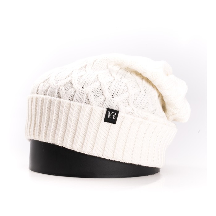 Шапка, размер 35×25 см, цвет белый