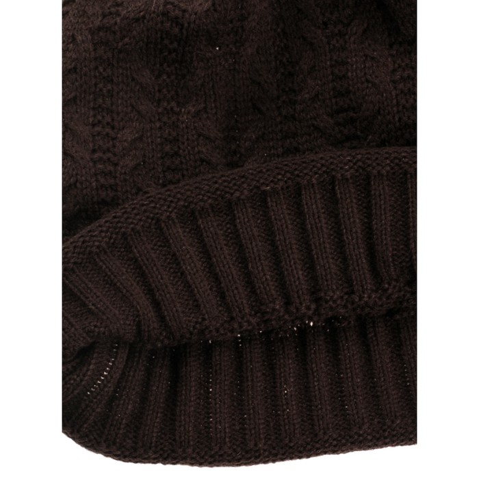 Шапка, размер 35×25 см, цвет шоколад