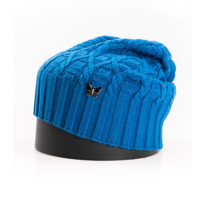 Шапка, размер 35×25 см, цвет васильковый