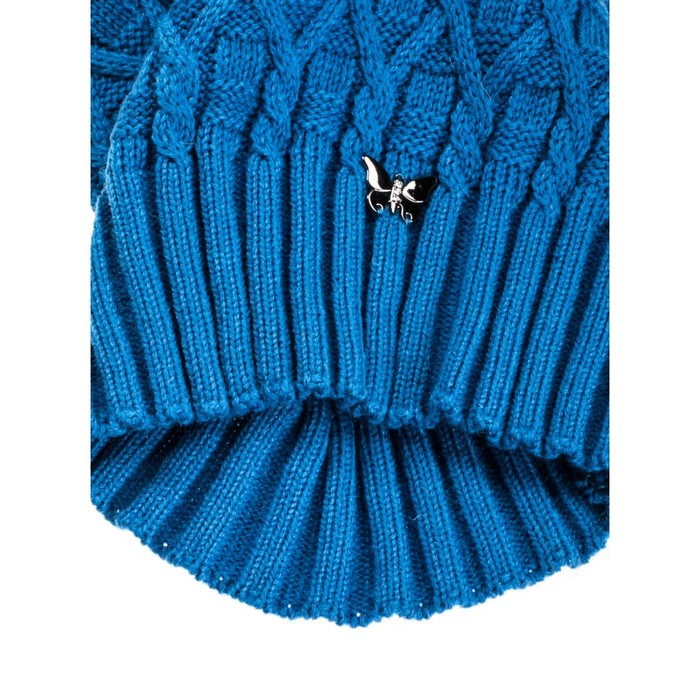 Шапка, размер 35×25 см, цвет васильковый