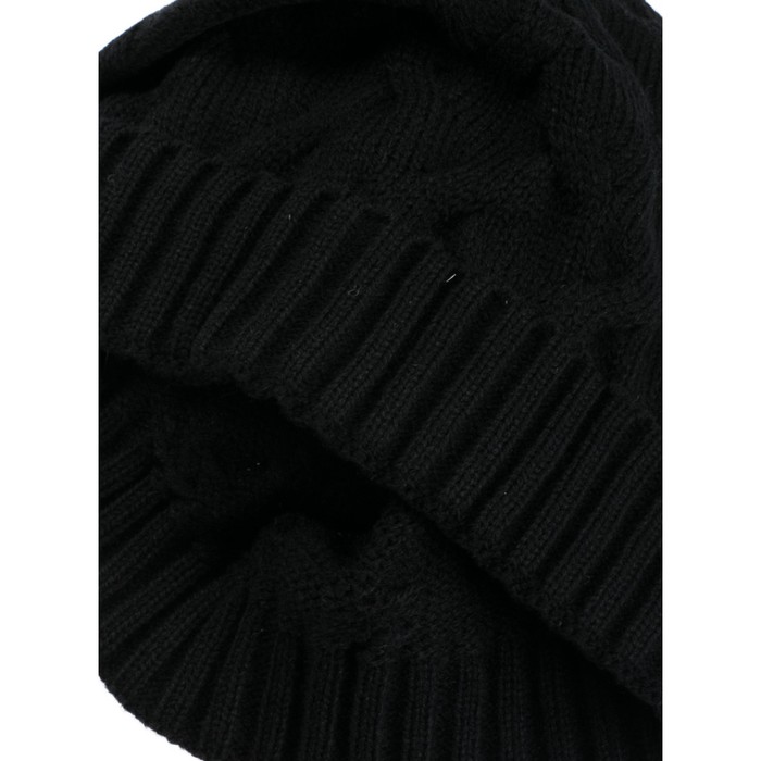 Шапка, размер 35×25 см, цвет чёрный