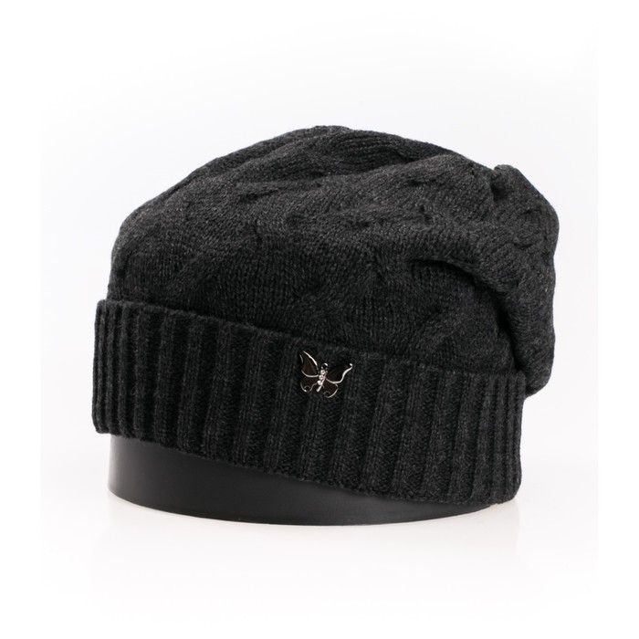 Шапка, размер 35×25 см, цвет серый