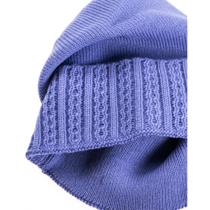 Шапка, размер 35×25 см, цвет сиреневый