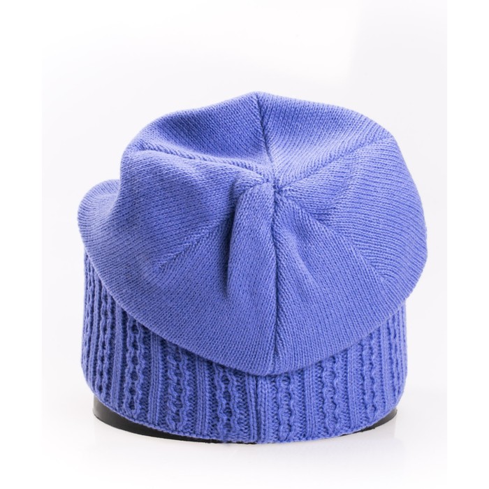 Шапка, размер 35×25 см, цвет сиреневый