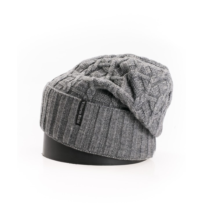 Шапка, размер 35×25 см, цвет серый