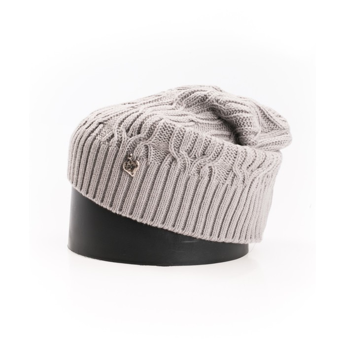 Шапка, размер 35×25 см, цвет светло-серый