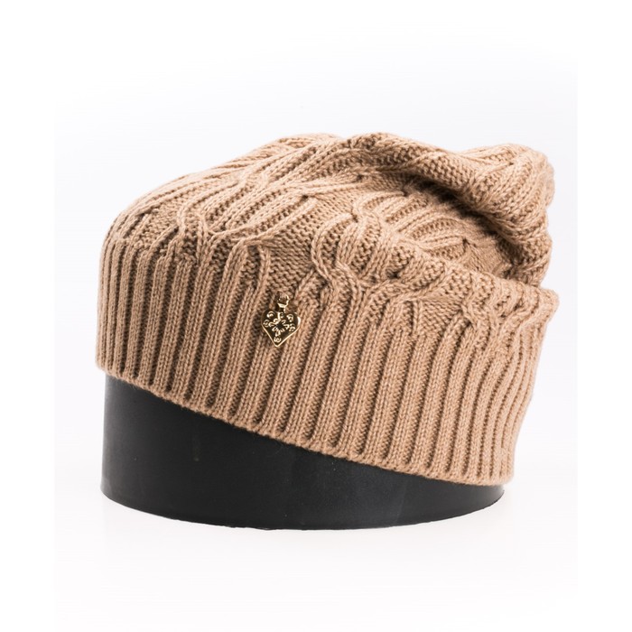 Шапка, размер 35×25 см, цвет бежевый