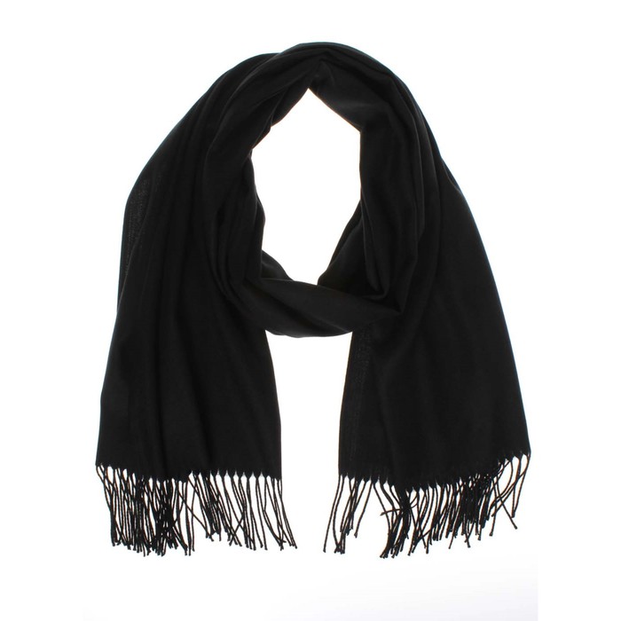 Шарф, размер 180×66 см, цвет чёрный