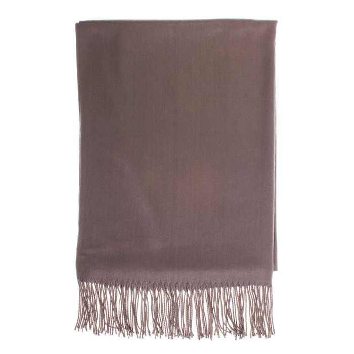 Шарф, размер 180×66 см, цвет коричневый
