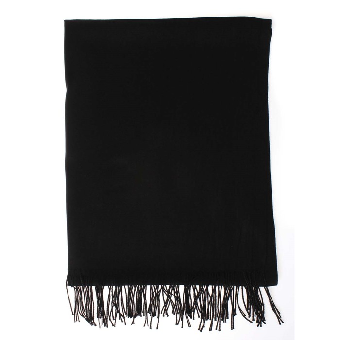 Шарф, размер 180×65 см, цвет чёрный