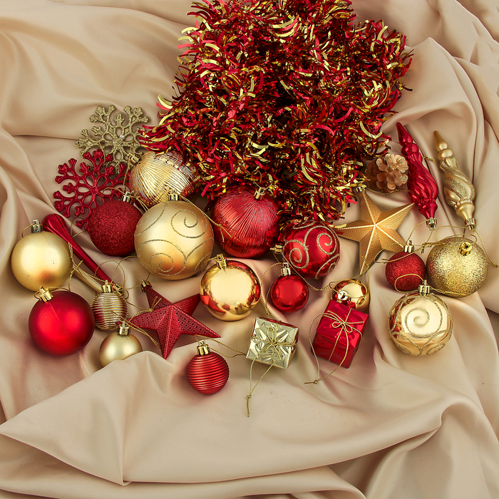 Набор украшений пластик 96 шт "Арко" микс