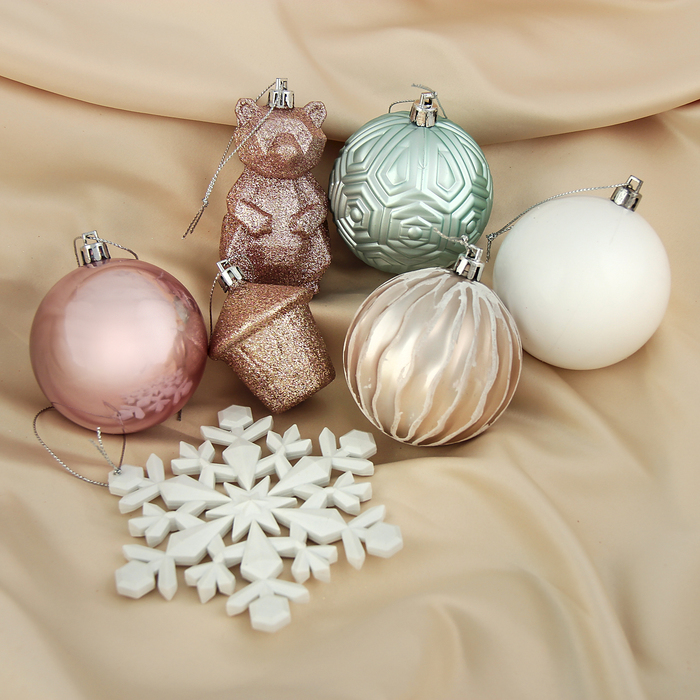 Набор украшений пластик 14 шт "Бревис" мишки  микс