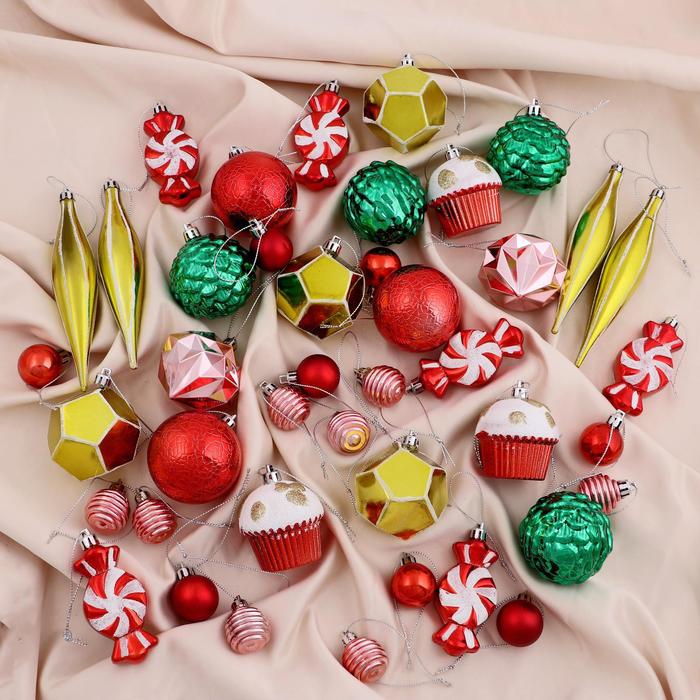 Набор украшений пластик 42 шт "Гармония" микс