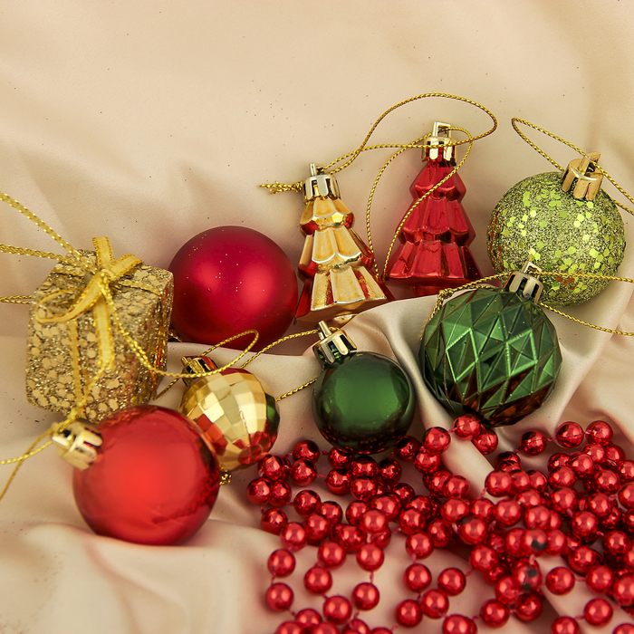 Набор украшений пластик 30 шт "Соул" микс