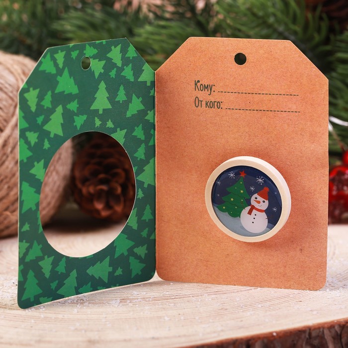 Значок "Снеговик"