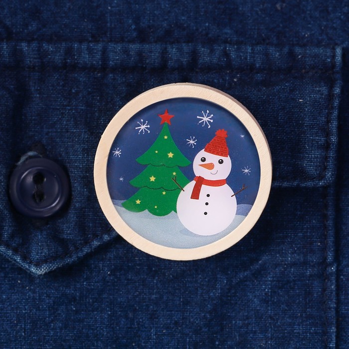 Значок "Снеговик"