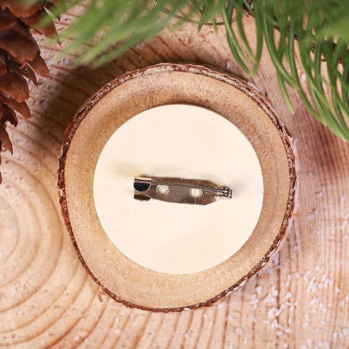 Значок "Поросёнок на лыжах"