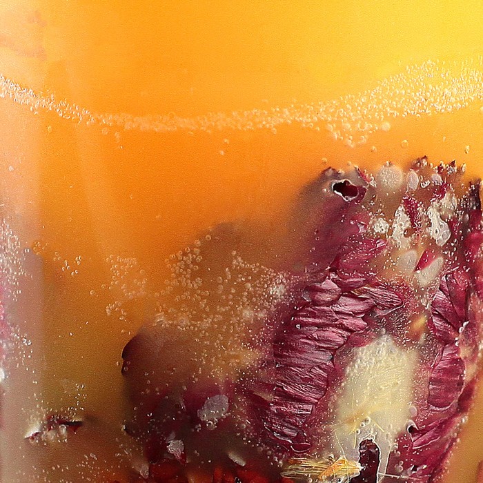 Свеча цилиндр, 5х10см, "Цветочная"