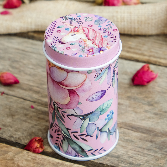 Шкатулка металл "Единороги и радуга" МИКС 7,5х4х4 см