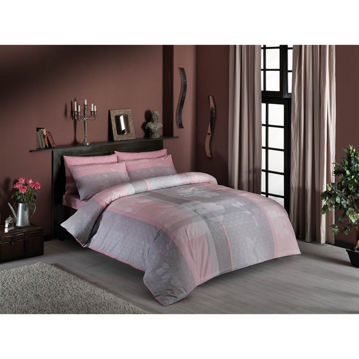 КПБ  Alba 2 сп., размер 240×260 см, 200×220 см, 50×70-2 шт, розовый