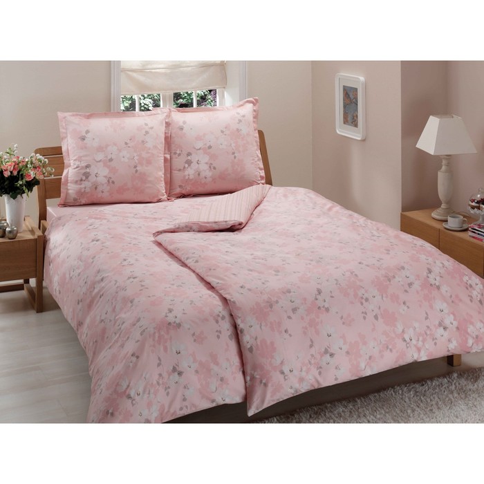 КПБ Shadow 1.5 сп., размер 180×260 см, 160×220 см, 50×70-1 шт, розовый