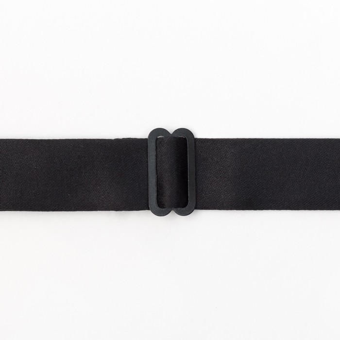 Набор мужской: галстук-бабочка 12 х 6 см, платок 21 х 21 см, чёрный, п/э