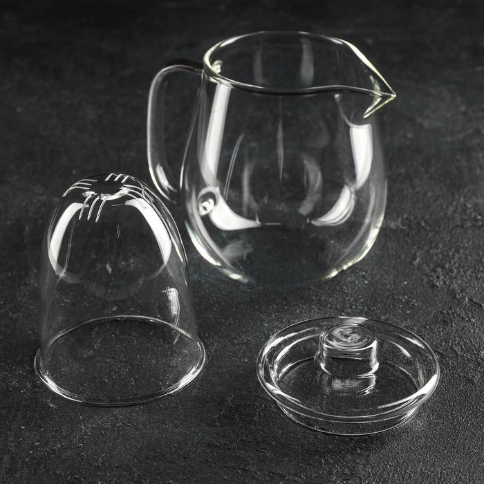 Чайник заварочный 400 мл "Бохо", со стеклянным ситом