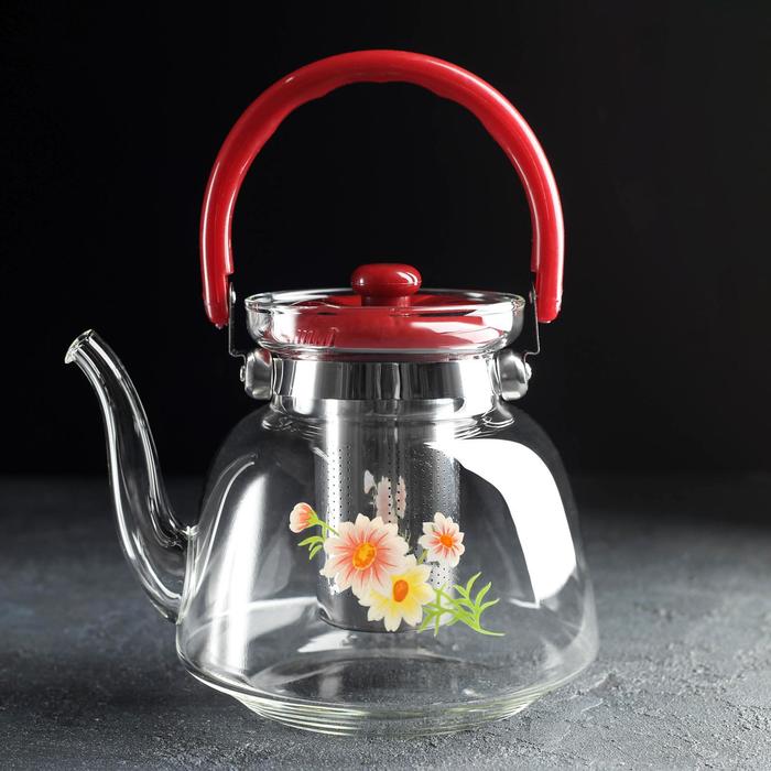 Чайник заварочный 1,6 л "Цветочная фантазия"
