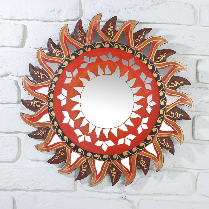 Панно зеркальное "Солнце" 40 см