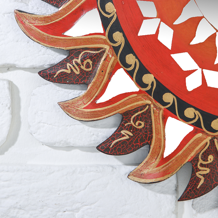 Панно зеркальное "Солнце" 40 см