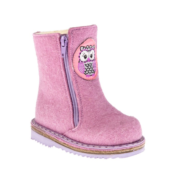 Унтоваленки детские арт. 23530, цвет сиреневый, размер 23