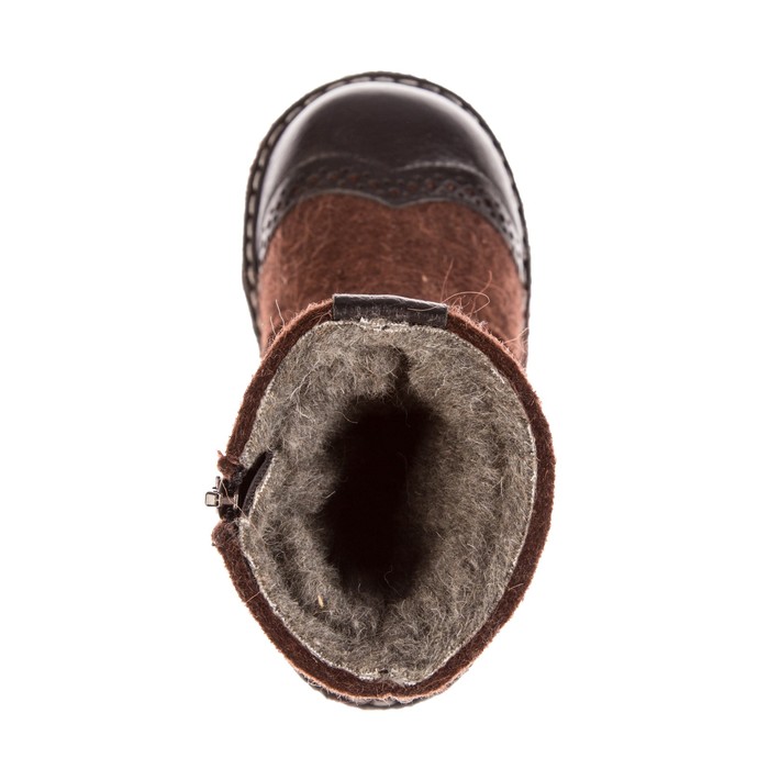 Унтоваленки детские арт. 33578, цвет коричневый, размер 29