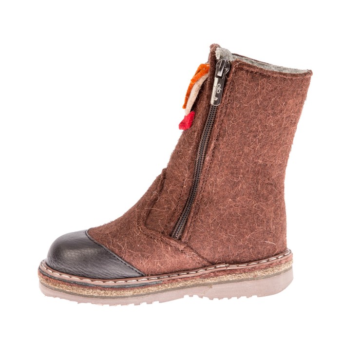 Унтоваленки детские арт. 33598, цвет коричневый, размер 28