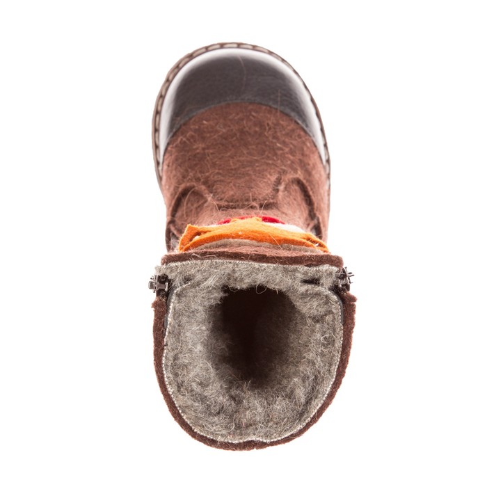 Унтоваленки детские арт. 33598, цвет коричневый, размер 28